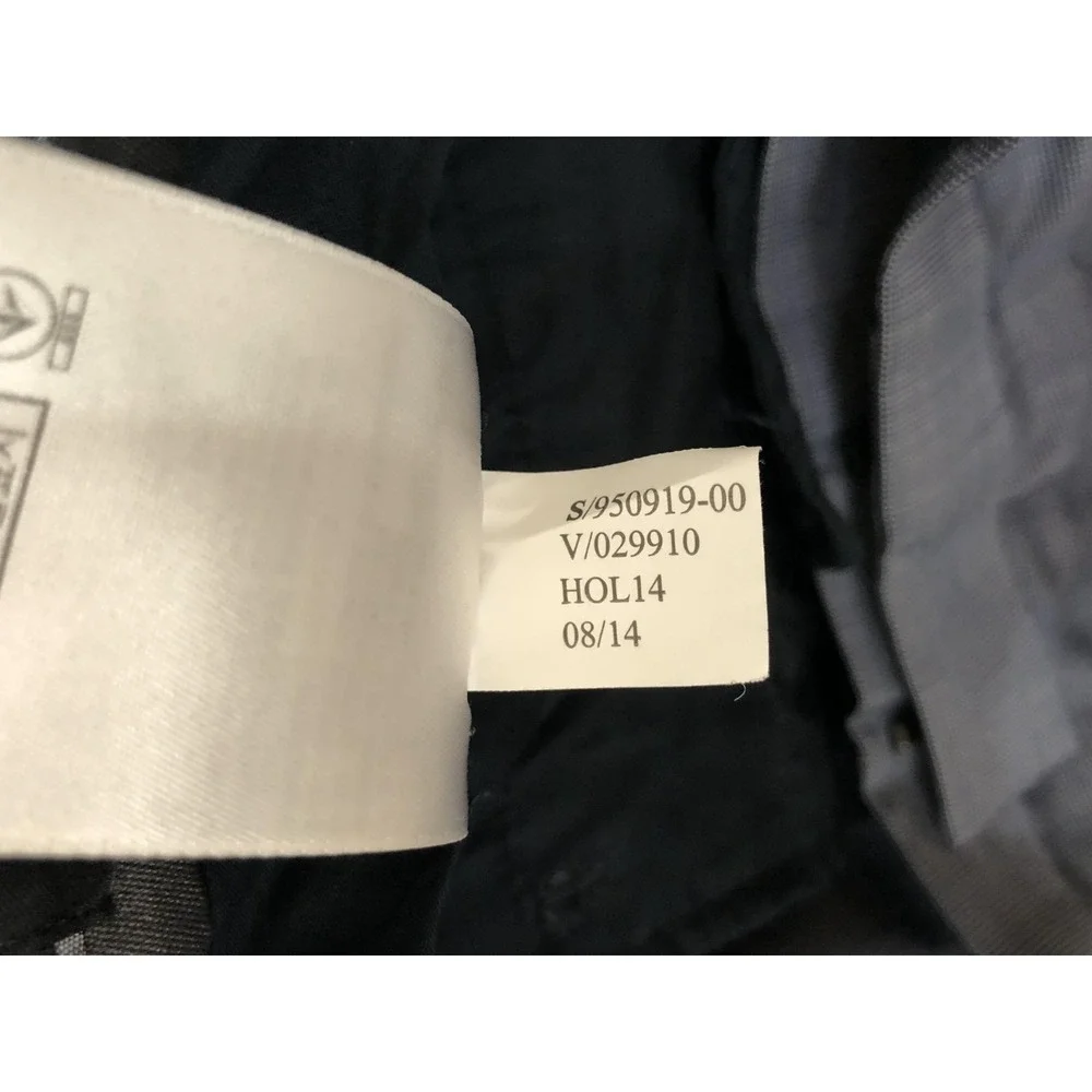 Banana Republic Pants Mens 35x33 (Tag 35x36) Blue Marzotto 100% Wool